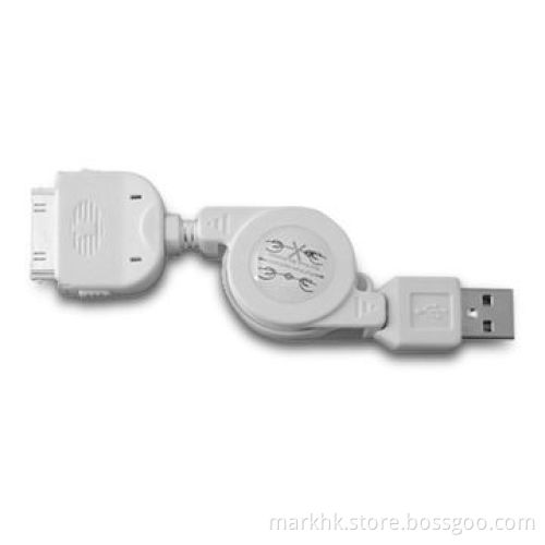 Cables, Suitable for iPad, with 0.8m Length, Comes in White, Supports USB 2.0